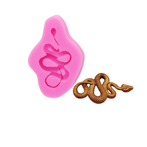 Snake Resin Decoration Liquid Silicone Mold | Mould - Resinarthub