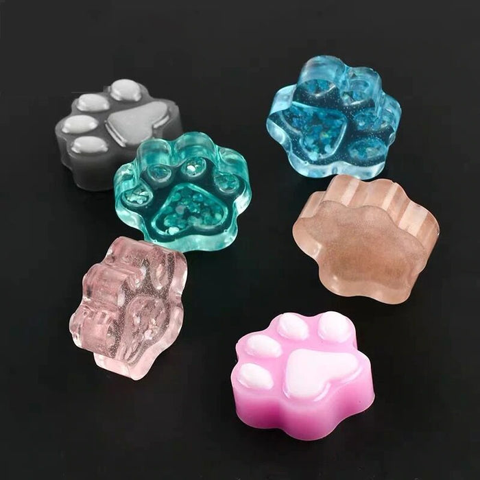 Cute Kitty Paw UV Resin Decoration Liquid Silicone Mold | Mould - Resinarthub