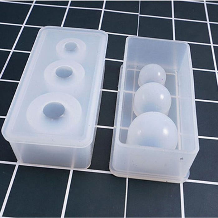 Crystal Drop Gel Sphere Silicone Mold | Mould - Resinarthub