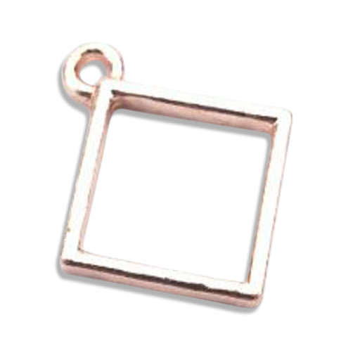 Open Bezel Metal Pendant (Available in 8 Variants of Various Shapes) (10pcs/pack) | Jewellery - Resinarthub