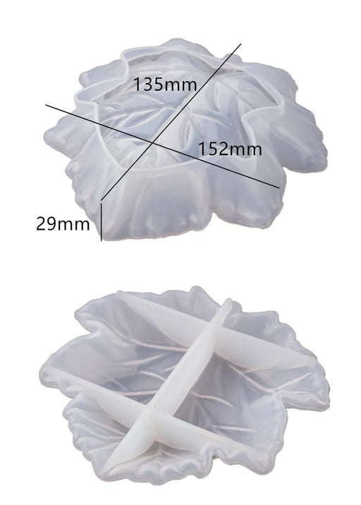 Leaf Tray Storage Silicone Mould | Mould - Resinarthub