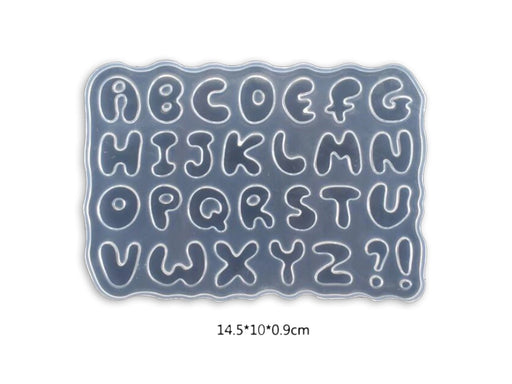 English alphabet Silicone Mold Resin for Epoxy Art | Mould - Resinarthub