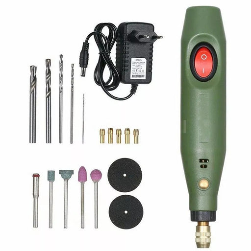 Mini Electric Drill Set Variable Speed with EU AC Adapter | Tools - Resinarthub