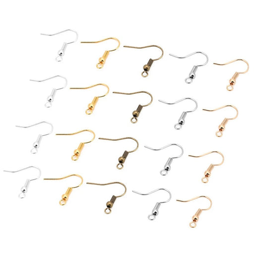 Earring Hook Clasps - 21x18mm (20 pieces or 10 pairs) | Jewellery - Resinarthub