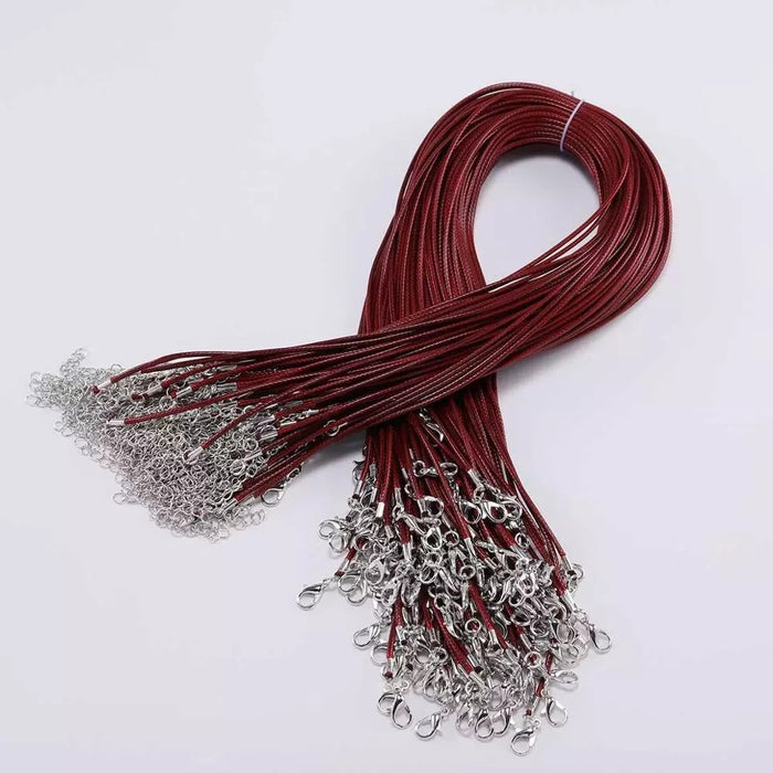 Leather Cord Braided and Adjustable (10 Pieces of 1.5mm | Jewellery - Resinarthub