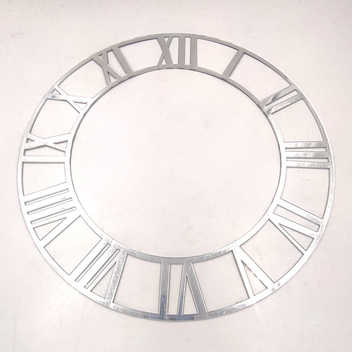 MDF Wall Clock White Board and Silver Accessories | Surfaces - Resinarthub