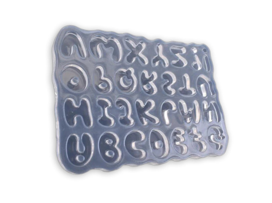 English alphabet Silicone Mold Resin for Epoxy Art
