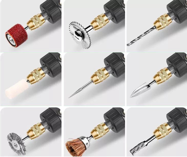 Mini Electric Drill Set Variable Speed with EU AC Adapter | Tools - Resinarthub
