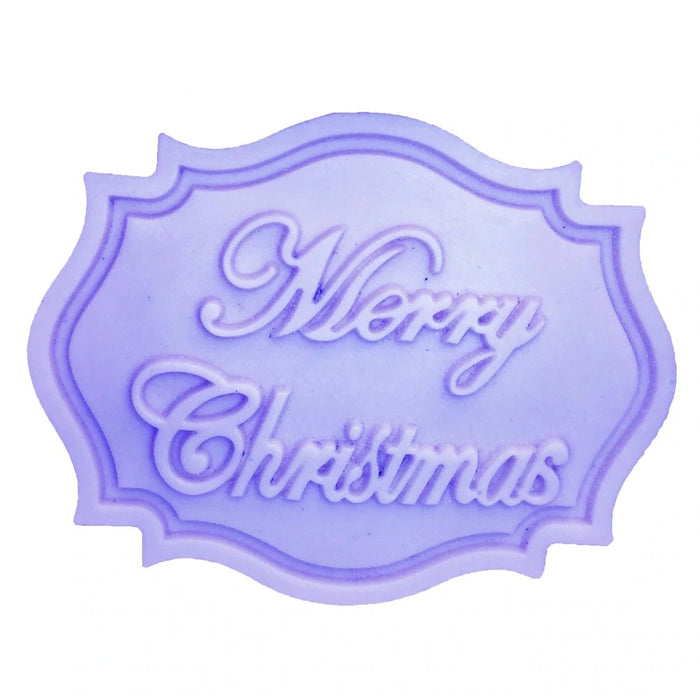 Merry Christmas Letter Silicone Mould