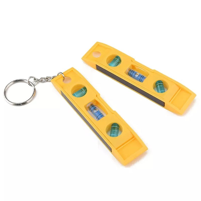 Mini 3 Bubble Level with Keychain Magnetic Gradient Level Measuring Tool