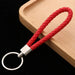 Leather Braided Woven Rope keychain | Jewellery - Resinarthub