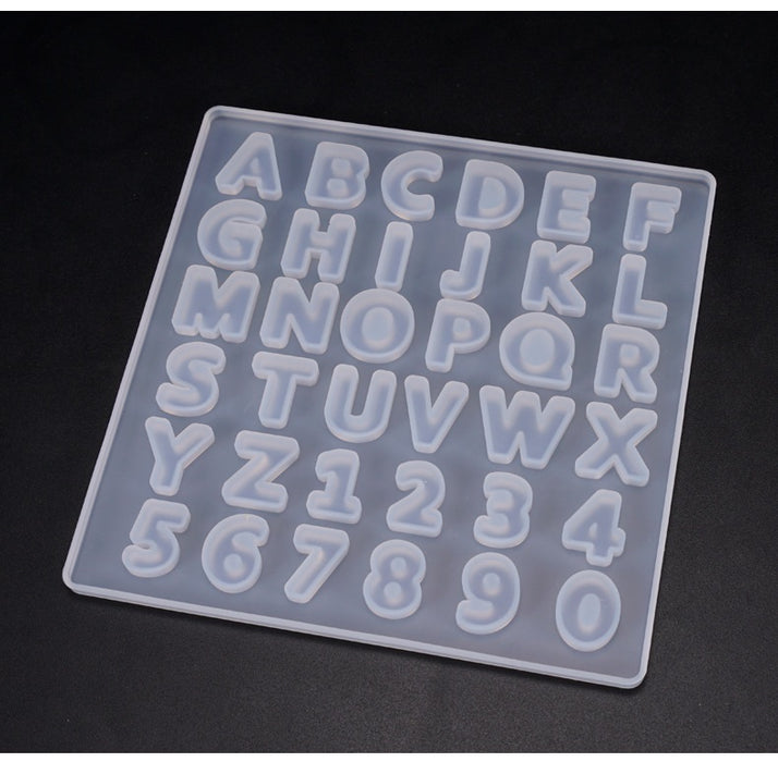 Uppercase English Letter Silicone Mold