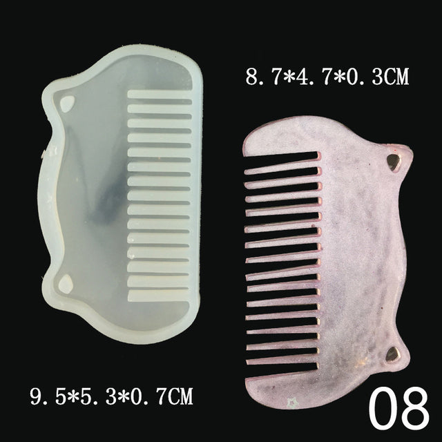 Silicone Comb Mold in Four Variants - DIY Projects for Kids | Mould - Resinarthub