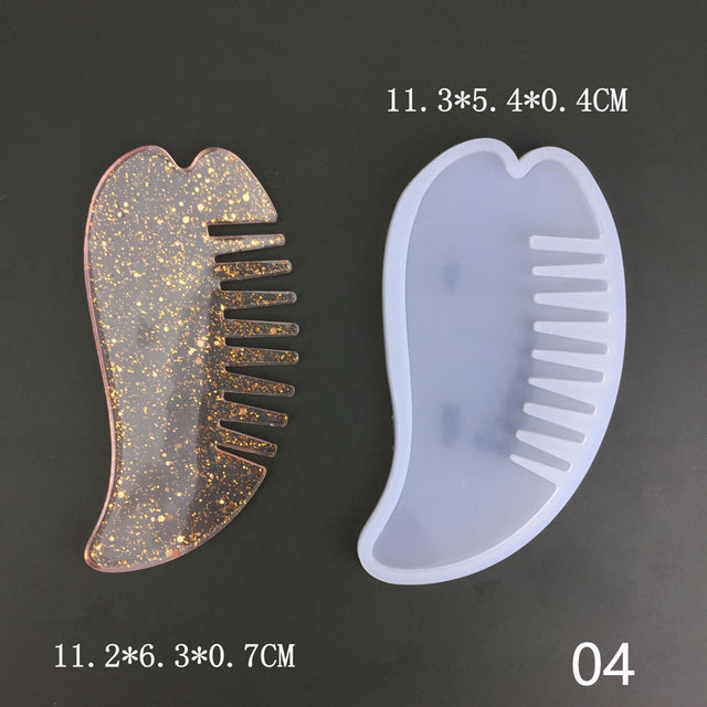 Silicone Comb Mold in Four Variants - DIY Projects for Kids