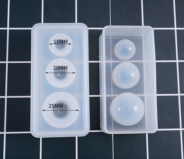 Crystal Drop Gel Sphere Silicone Mold | Mould - Resinarthub