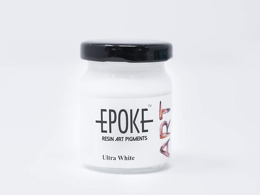 Ultra White Opaque Epoke Art Pigment 75gm | Pigment - Resinarthub