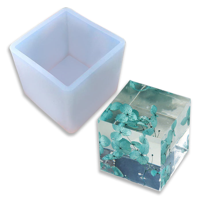 Cube Solid Silicone Mold | Mould - Resinarthub