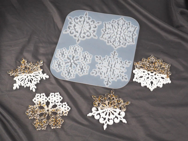 Snowflake Coaster silicone Mold