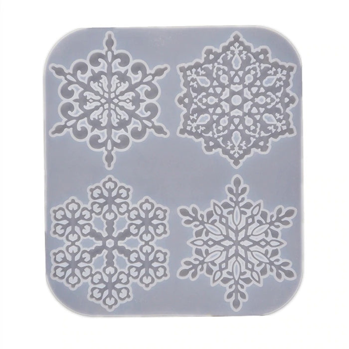 Snowflake Coaster silicone Mold | Mould - Resinarthub