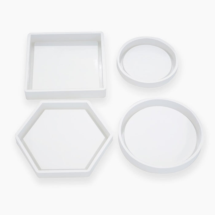 Coaster Silicone Mold (4 variants) | Mould - Resinarthub