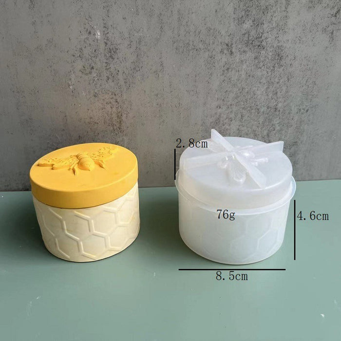 Honeybee Jar Silicone Mold | Mould - Resinarthub