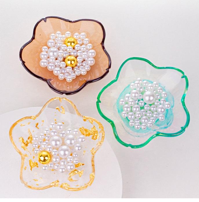 Heart and Flower Shape Bowl Storage Mould | Mould - Resinarthub