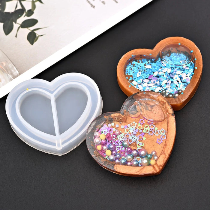 Resin Shaker Molds Set Charms Pendant Jewelry Making Supplies 10