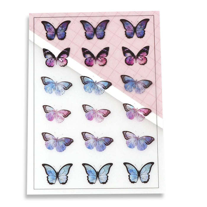 Mix Style Butterfly Flaps Transparent Material (5pc)