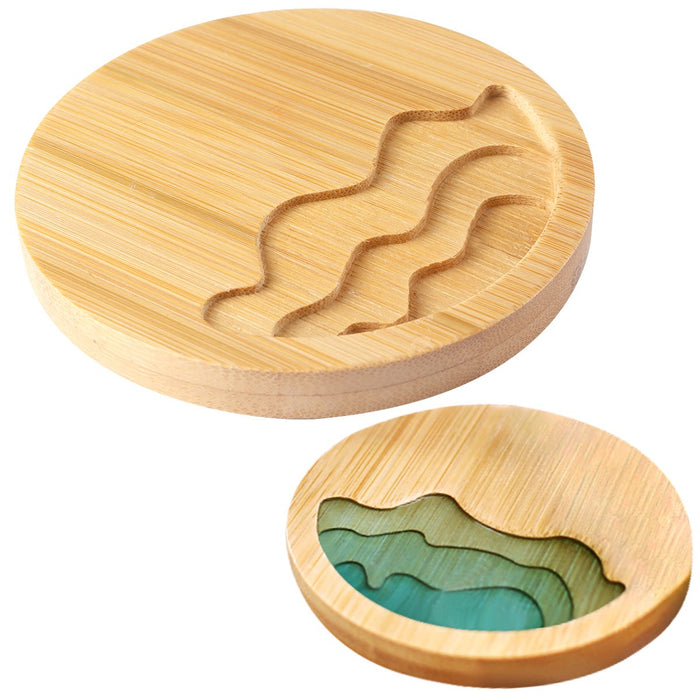 Wooden Coaster Surfaces made from Acacia Wood | Surfaces - Resinarthub