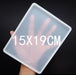 Rectangle Transparent Silicone Mold (4 variants) | Mould - Resinarthub