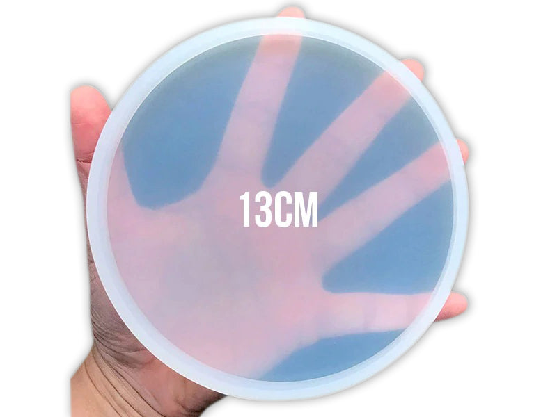 Circle, Circular Silicone Transparent Fluid Round Coaster Resin Casting Mould | Mould - Resinarthub