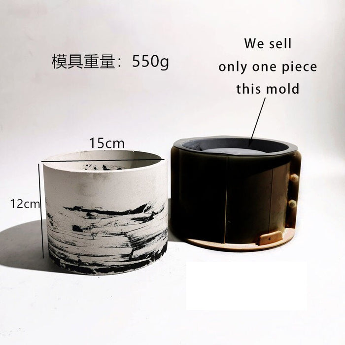 Large Round Pot Mold for Jesmonite | Mould - Resinarthub