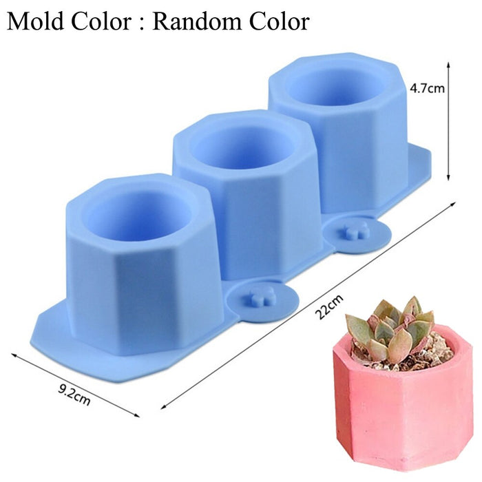 Planter Pot  Candle Jar Silicone Molds | Mould - Resinarthub