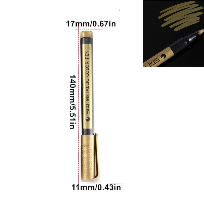 Metallic Marker Pen Resin Art Craft — Resinarthub