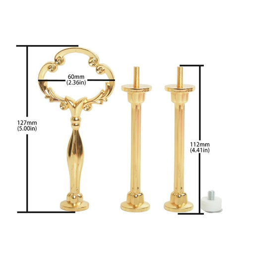 Sunflower Cake Plate Stand (Gold) | Tools - Resinarthub
