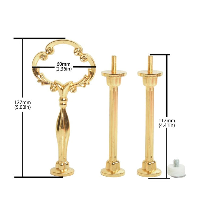 Sunflower Cake Plate Stand (Gold) | Tools - Resinarthub