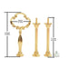 Sunflower Cake Plate Stand (Gold) | Tools - Resinarthub