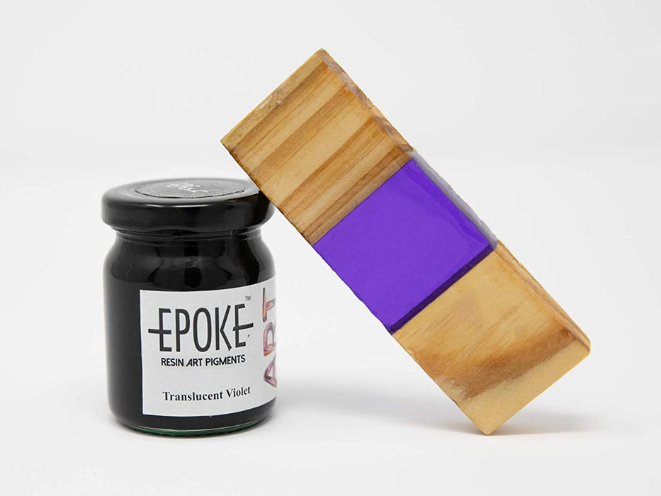 70g Bottle of translucent violet color resin art pigment  