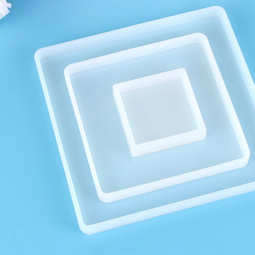 Square Transparent Silicone Mold (3 variants) | Mould - Resinarthub